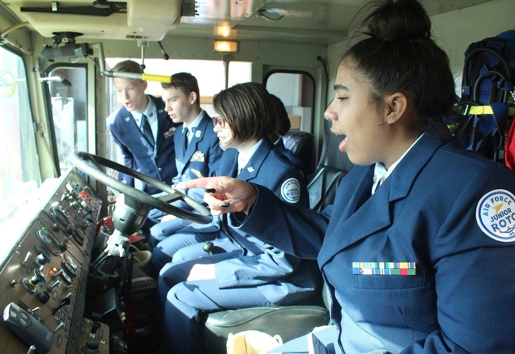 Walk on the flightline: Area high school students visit airport for career expo