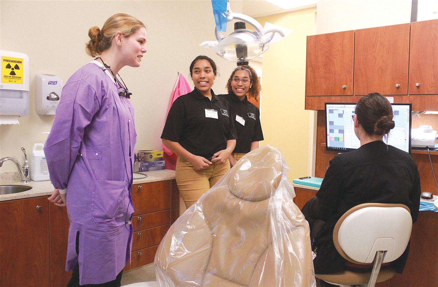 Connecting with health careers: High-schoolers shadowing Wilson professionals